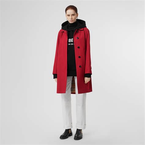 Burberry Parade Red The Camden Car Coat 